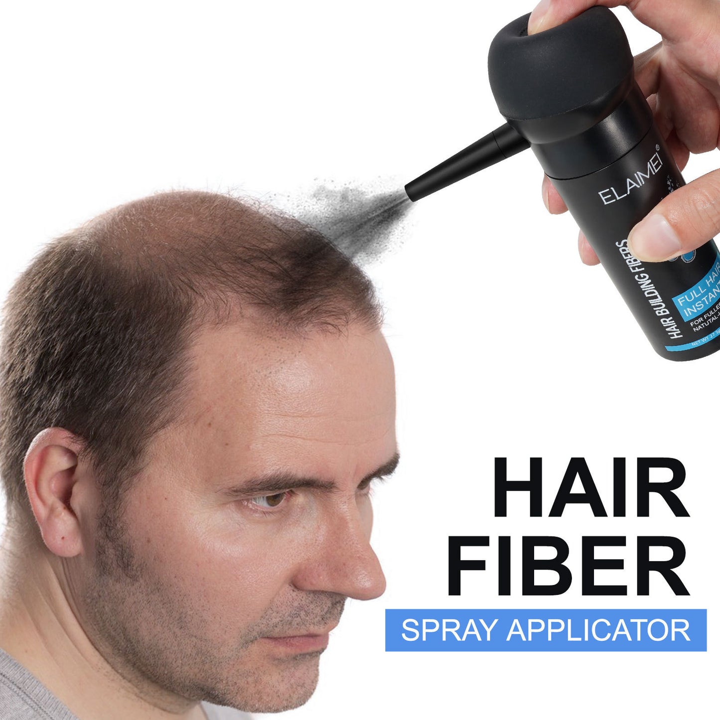 HairBoost Fiber Spray – Instantly Fuller, Thicker, Confidence-Boosting Hair!