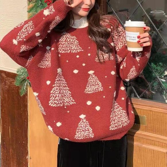 CozyGlow™ Christmas Tree Sweater – Stay Warm, Look Festive!