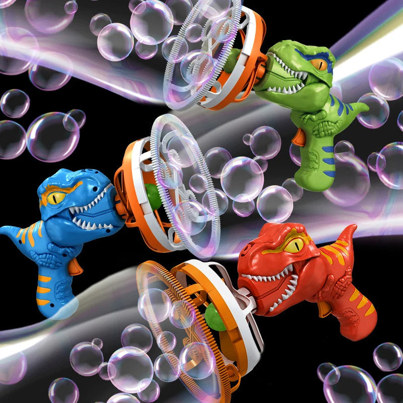 DinoBubble Blaster™ - The Ultimate Bubble Fun & Cooling Buddy!