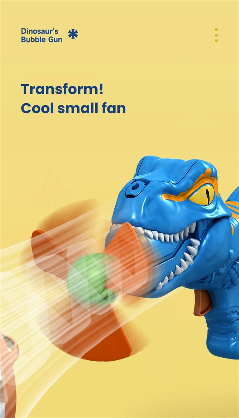 DinoBubble Blaster™ - The Ultimate Bubble Fun & Cooling Buddy!