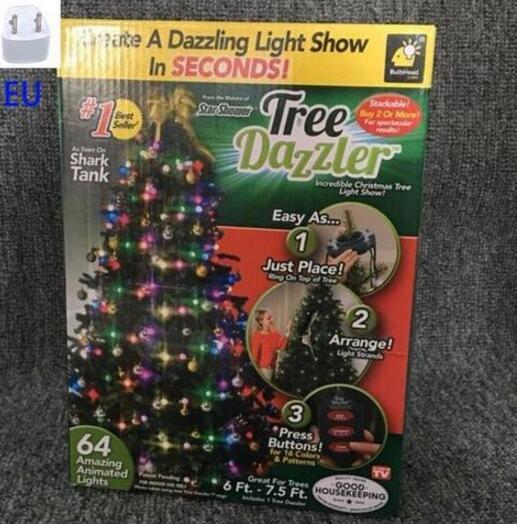 TreeGlow 64-Light Dazzler™ – Transform Your Tree Into a Magical Light Show