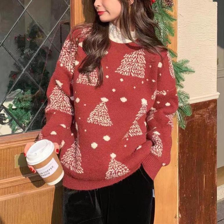 CozyGlow™ Christmas Tree Sweater – Stay Warm, Look Festive!