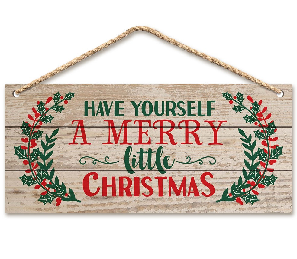 MerryWood Charm Sign™ – A Warm Holiday Glow for Your Home