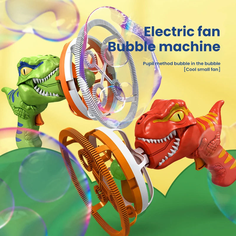 DinoBubble Blaster™ - The Ultimate Bubble Fun & Cooling Buddy!