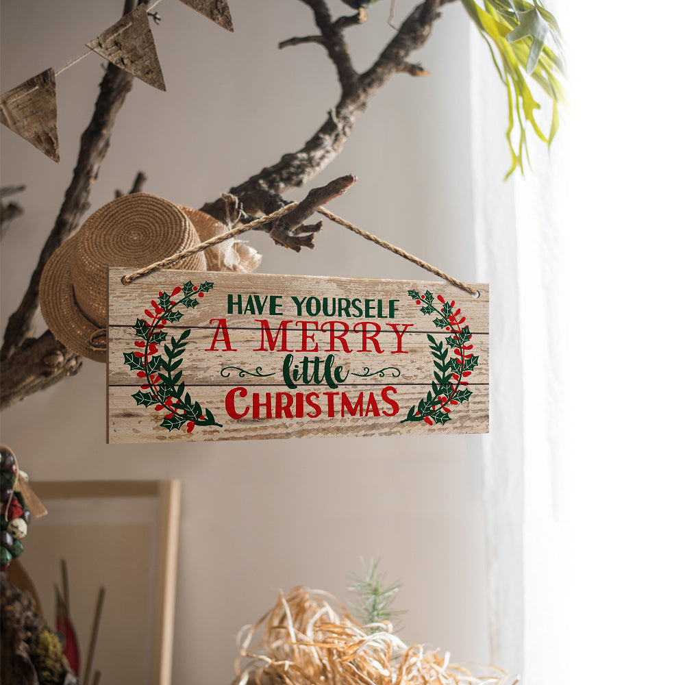 MerryWood Charm Sign™ – A Warm Holiday Glow for Your Home