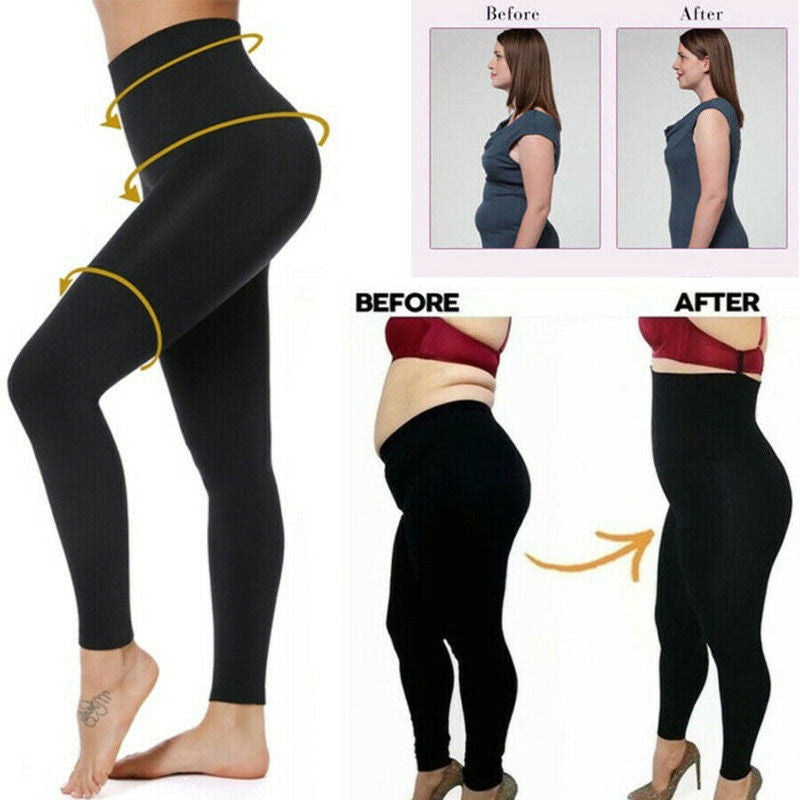 SculptFit High-Waist Leggings - Shape, Slim, and Support All Day Long