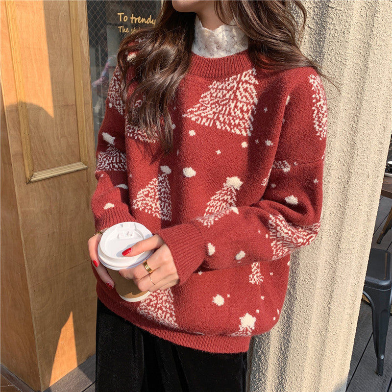 CozyGlow™ Christmas Tree Sweater – Stay Warm, Look Festive!