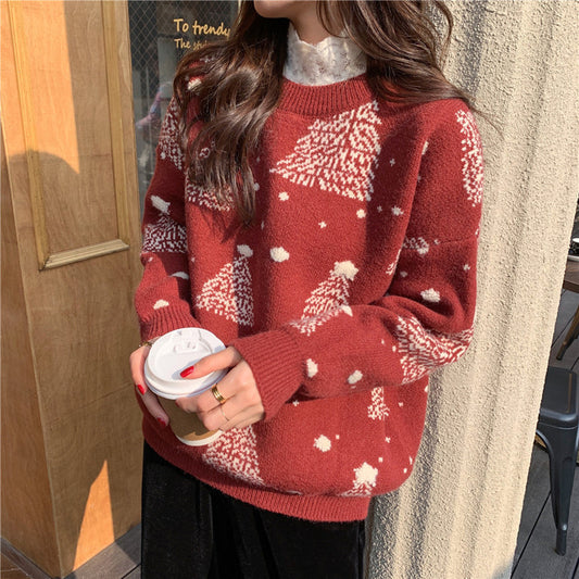 CozyGlow™ Christmas Tree Sweater – Stay Warm, Look Festive!