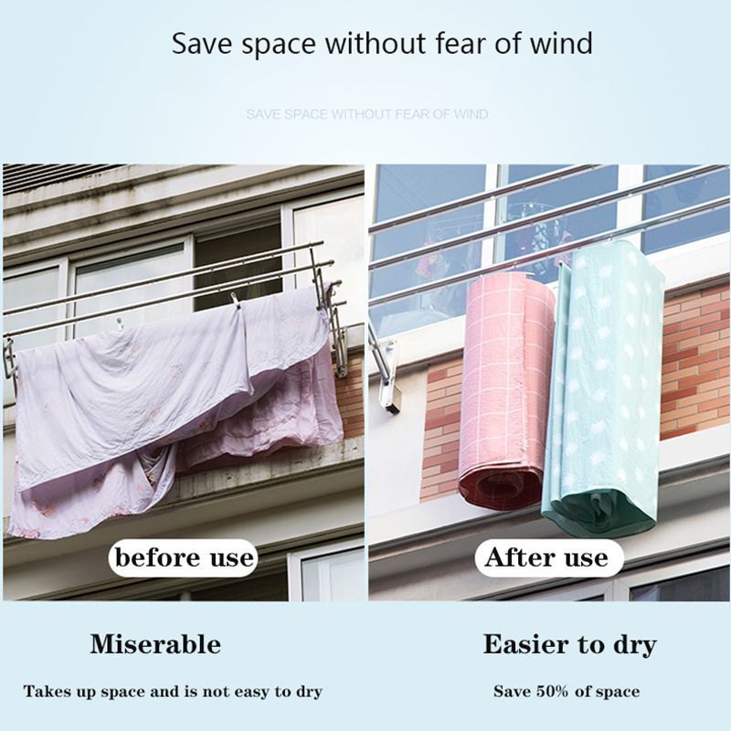 Spiral Drying Rack - No More Wind-Blown Laundry!