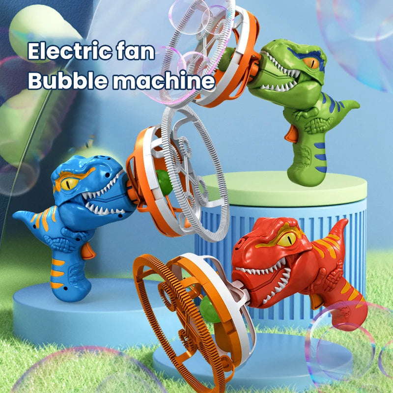 DinoBubble Blaster™ - The Ultimate Bubble Fun & Cooling Buddy!