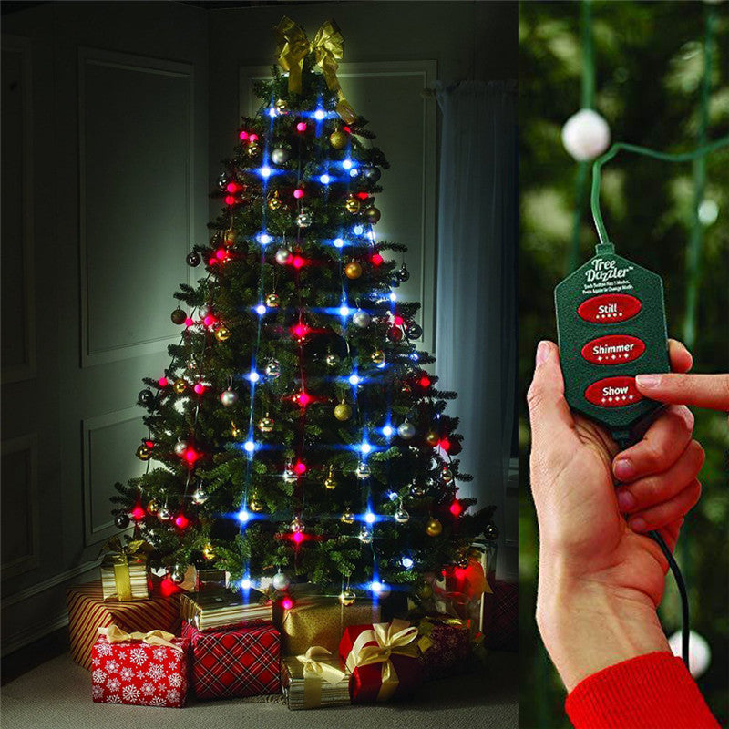 TreeGlow 64-Light Dazzler™ – Transform Your Tree Into a Magical Light Show