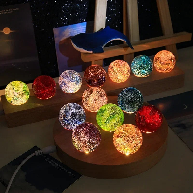 Galaxy Sphere Night Light - Illuminate Your Nights, Dream Beyond the Stars