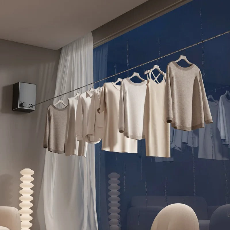 FlexiDry - Space-Saving Clothesline for Any Space